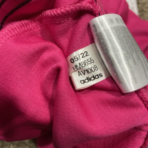 Adidas Logo Pacer 3 Stripe Knit Primegreen Athletic Training Shorts Large - Picture 7 of 8